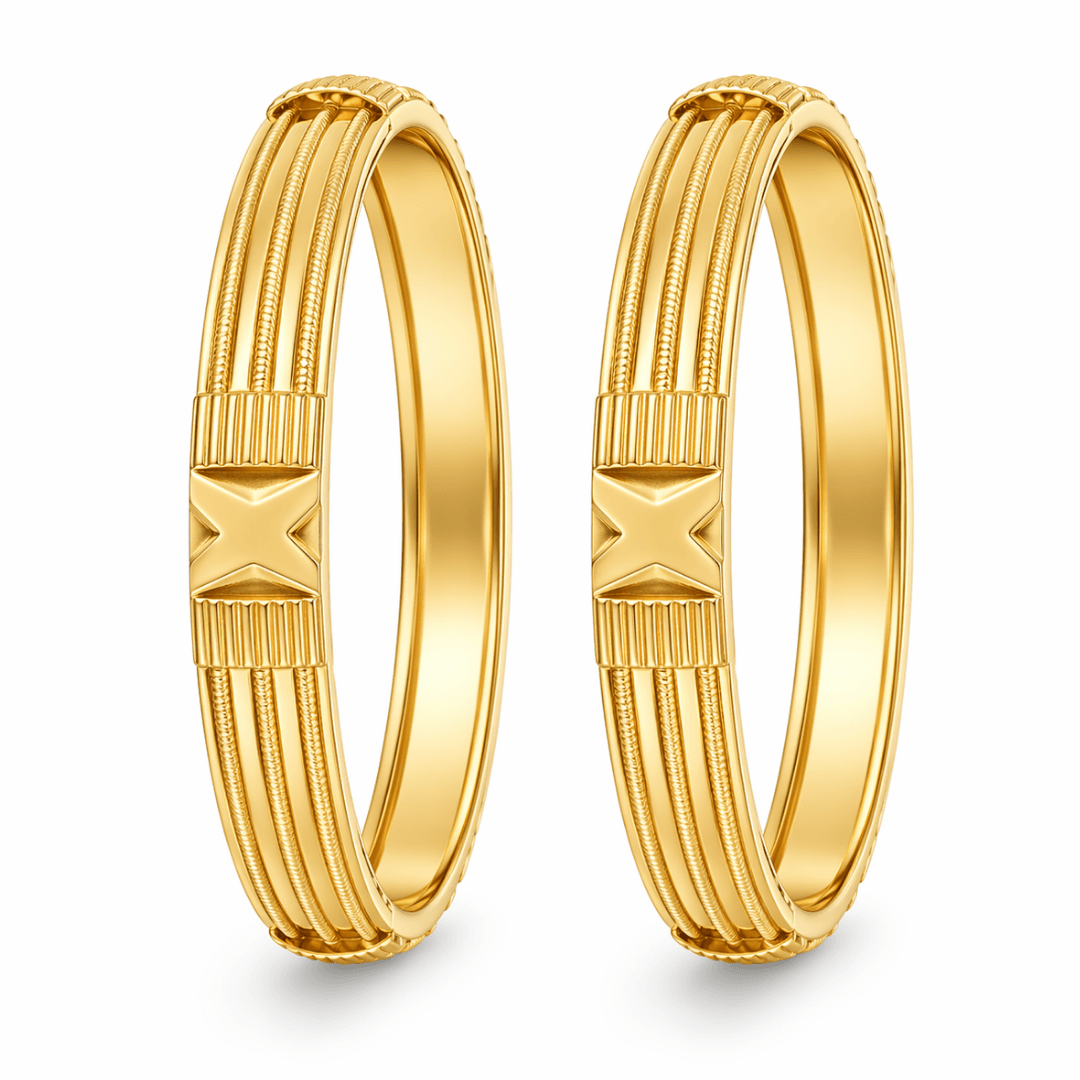 Elegant Gold Bangles for Women By Diamondiary Elegant Gold Bangles for Women By Diamondiary