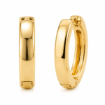 Hina Gold Hoop Earrings By Diamondiary