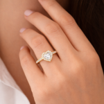 Ava Heart Shape Solitaire Diamond Ring By Diamondiary