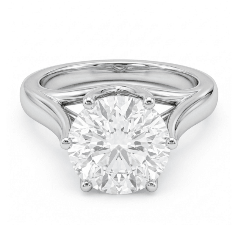 Eleanor Solitaire Diamond Ring By Diamondiary