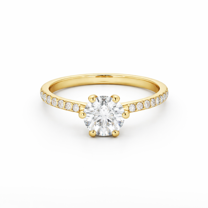 Emma Solitaire Diamond Ring By Diamondiary