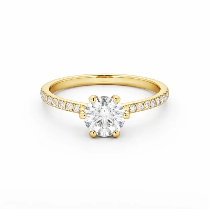 Emma Solitaire Diamond Ring By Diamondiary