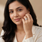 Freda solitaire diamond ring by Diamondiary