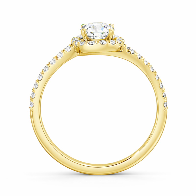 Liah Solitaire Diamond Ring By Diamondiary