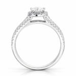 Luna Solitaire Diamond Ring By Diamondiary