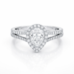 Luna Solitaire Diamond Ring By Diamondiary
