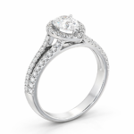 Luna Solitaire Diamond Ring By Diamondiary
