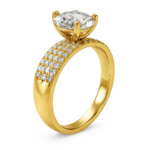 Aurora Solitaire Diamond Ring By Diamondiary