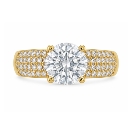 Aurora Solitaire Diamond Ring By Diamondiary