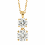 Cora Solitaire Diamond Pendant By Diamondiary