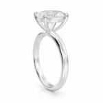 Hazel Oval Solitaire Diamond Ring