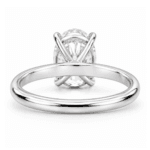 Hazel Oval Solitaire Diamond Ring