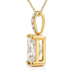 Naomi Solitaire Diamond Pendant By Diamondiary