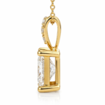 Naomi Solitaire Diamond Pendant By Diamondiary