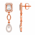 Samira Drop Diamond Earrings By Diamondiary