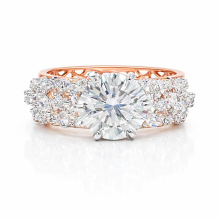 Violet Solitaire Diamond Ring By Diamondiary