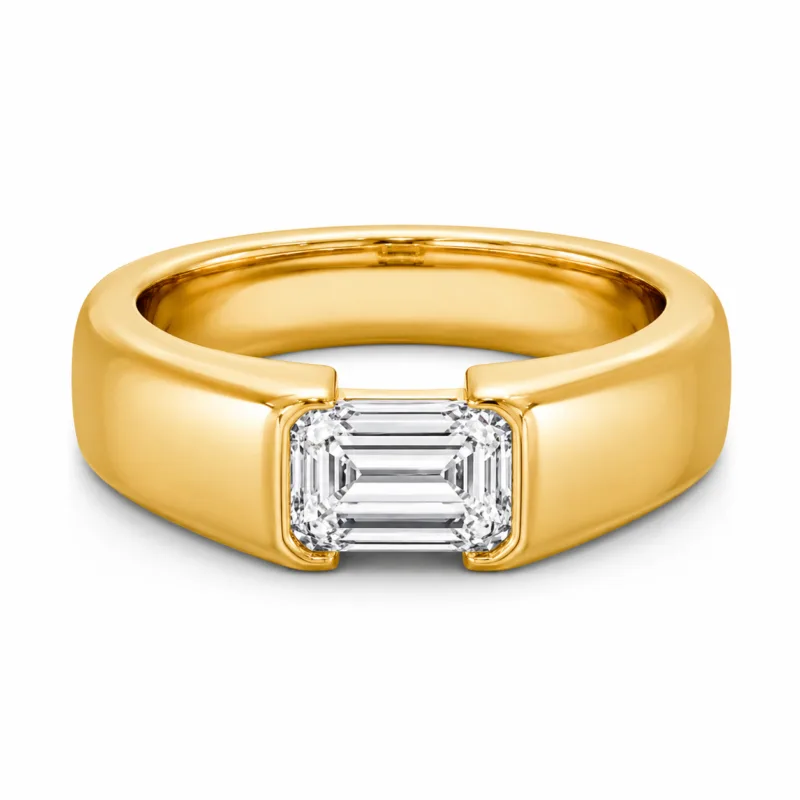 Parker Men Solitaire Diamond Ring By Diamondiary