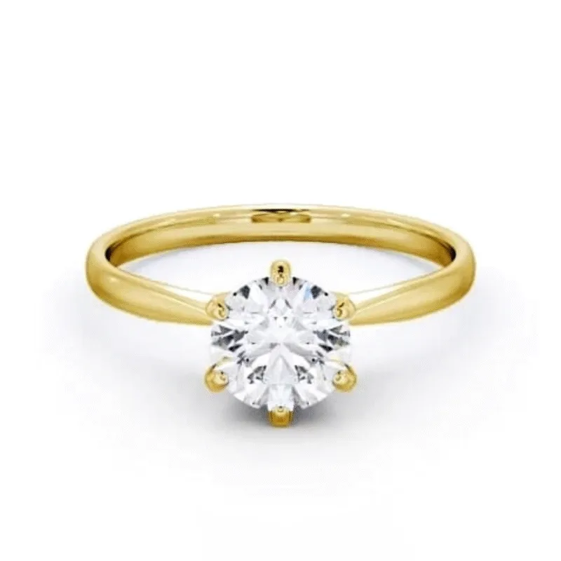 Julia Solitaire Diamond Ring By Diamondiary