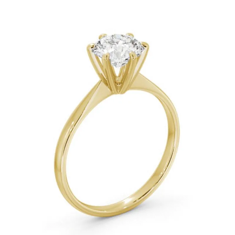 Julia Solitaire Diamond Ring By Diamondiary