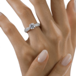 Georgia Solitaire Diamond Ring By Diamondiary