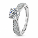 Georgia Solitaire Diamond Ring By Diamondiary