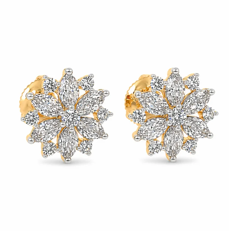 Cecilia Diamond Earrings By Diamondiary