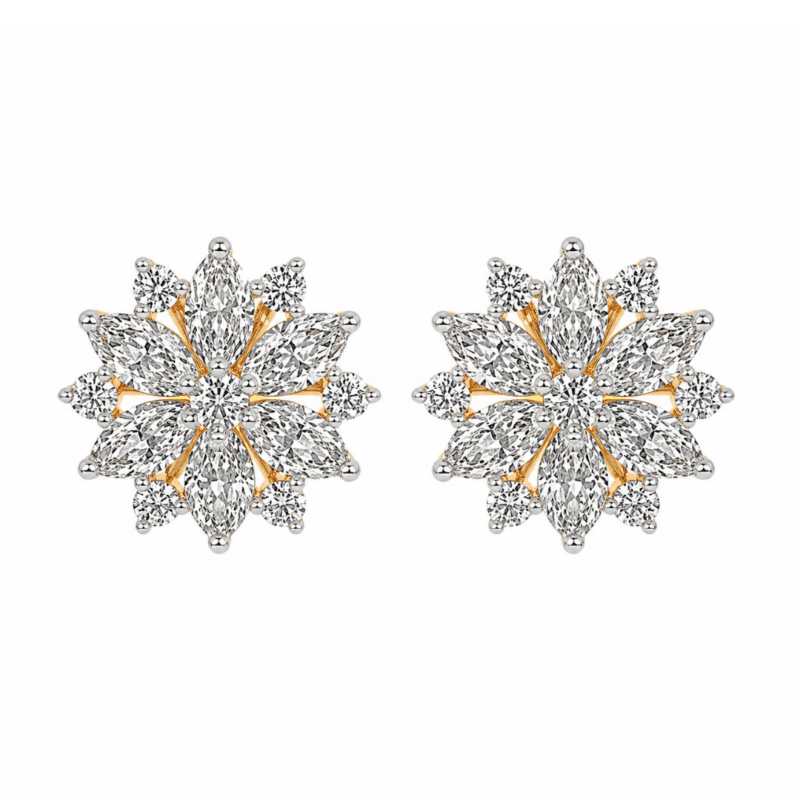 Cecilia Diamond Earrings By Diamondiary