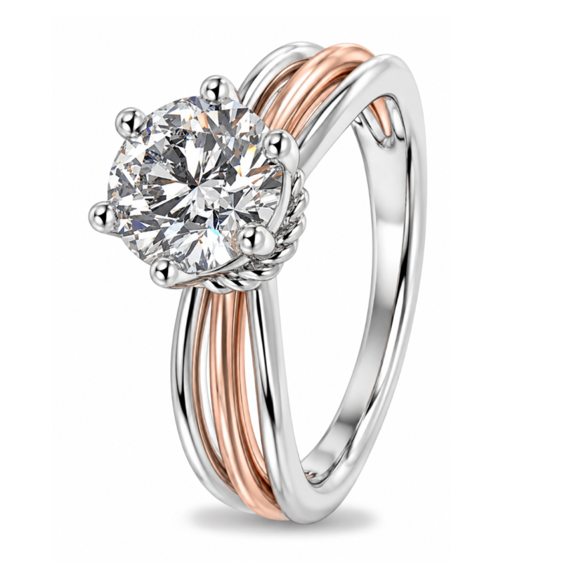 Ashley Solitaire Diamond Ring By Diamondiary