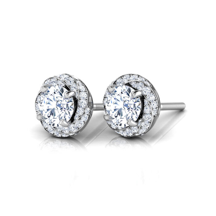 Catalina Solitaire Earrings - Image 3