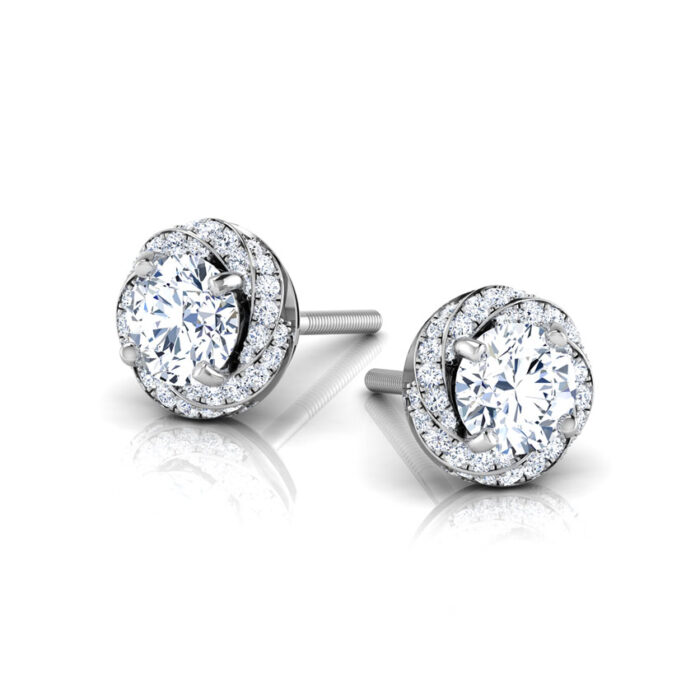 Catalina Solitaire Earrings - Image 1