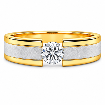 Oliver Men Solitaire Diamond Ring By Diamondiary