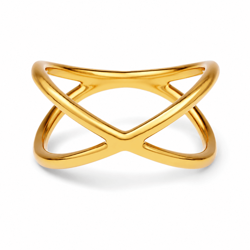 Samantha Gold Ring For Woman By Diamondiary