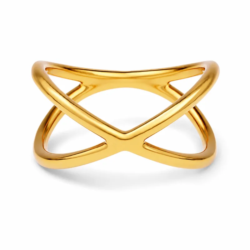 Samantha Gold Ring For Woman By Diamondiary