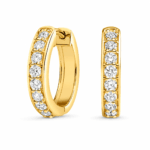 Brielle Diamond Hoop Earrings By Diamondiary