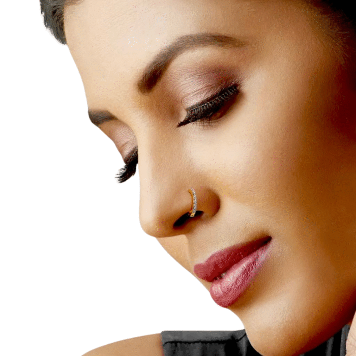 Arya Diamond Nose Ring - Image 7