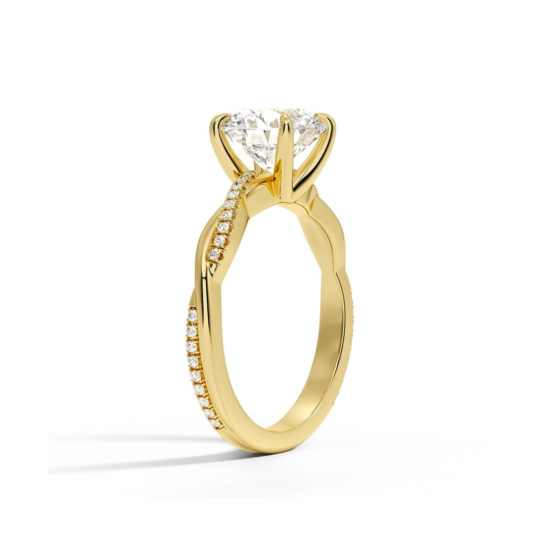 Untitled design Valerie Solitaire Ring - Image 3