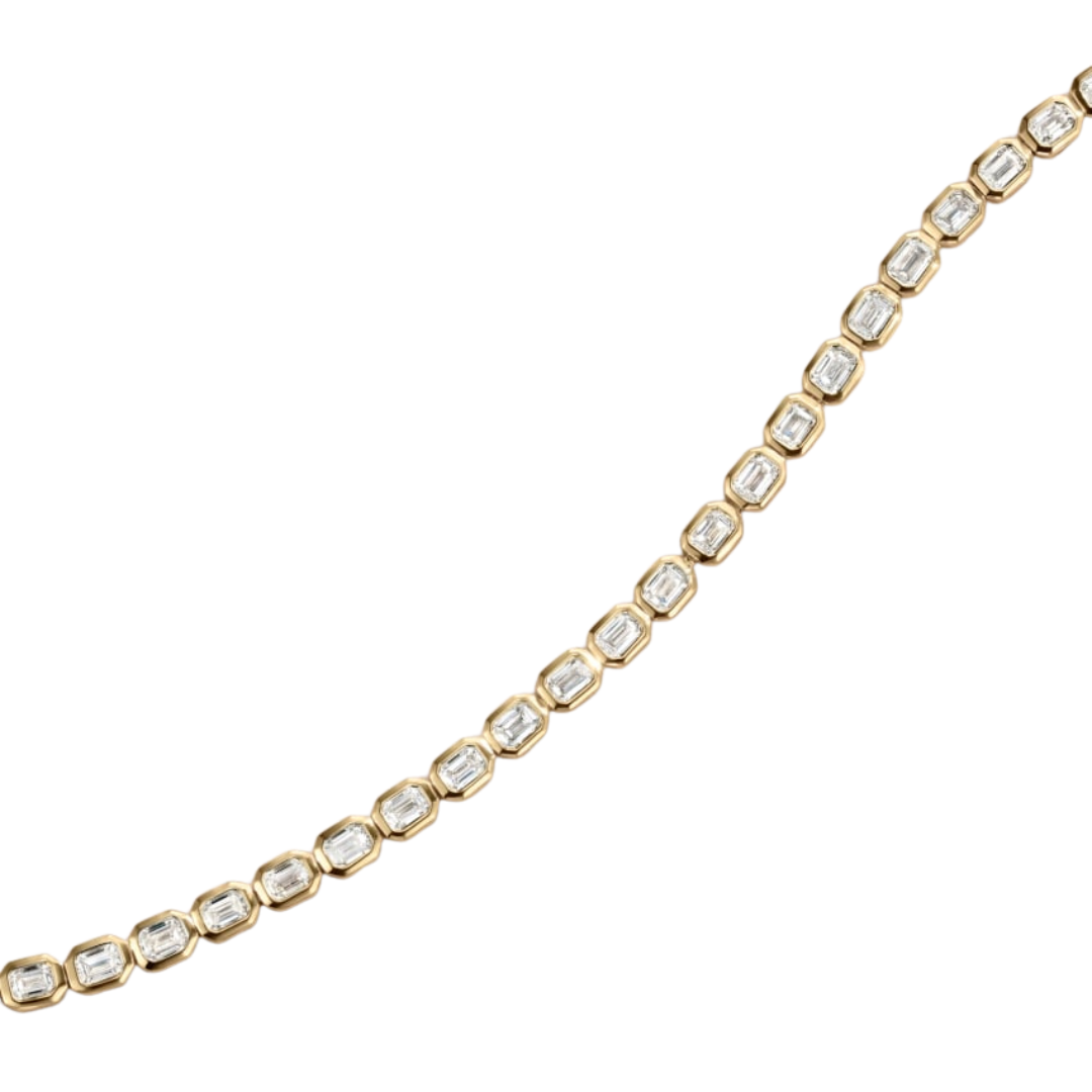 Untitled design Amira Solitaire Tennis Bracelet - Image 3