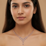 Sloane lab grown diamond necklace by Diamondiary