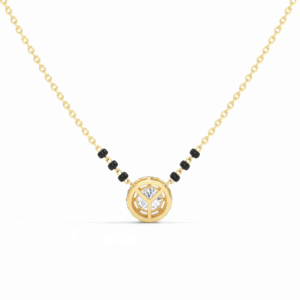 Olive Solitaire Mangalsutra - Image 4
