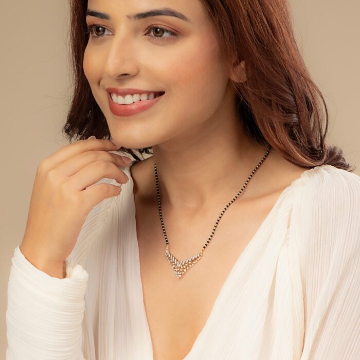 Callie Diamond Mangalsutra - Image 5