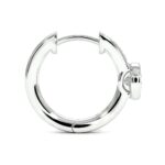 Alani Hoop Solitaire Earrings - Image 3