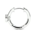 Alani Hoop Solitaire Earrings - Image 4
