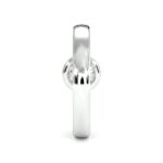Alani Hoop Solitaire Earrings - Image 5