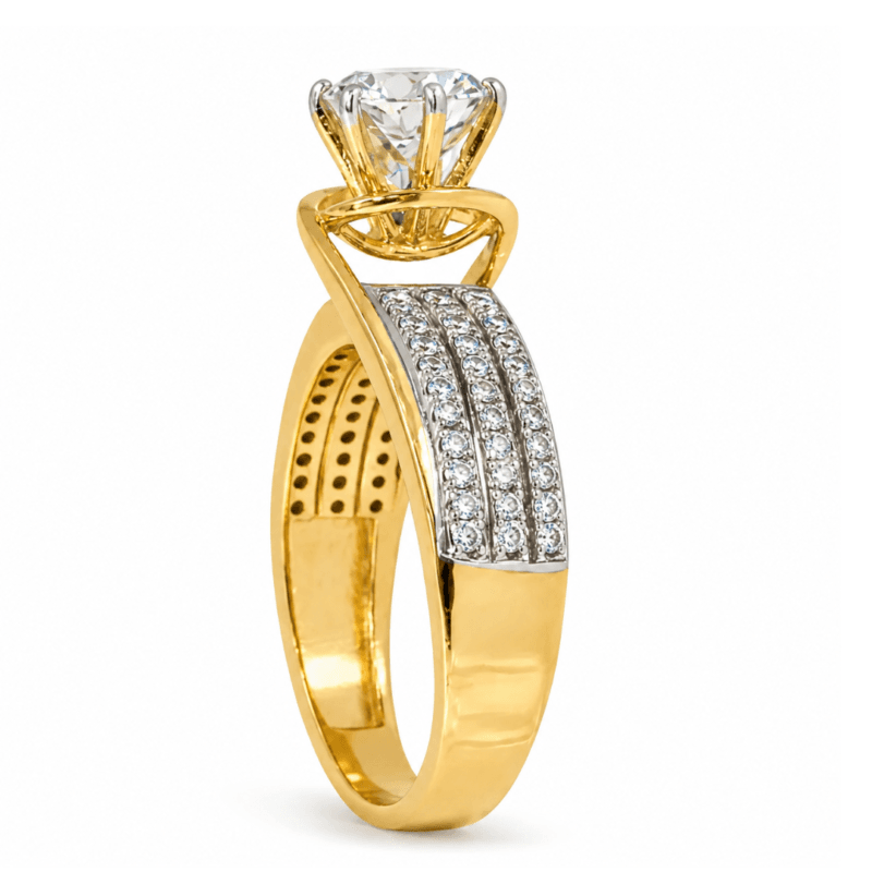 Bailey Solitaire Diamond Ring By Diamondiary