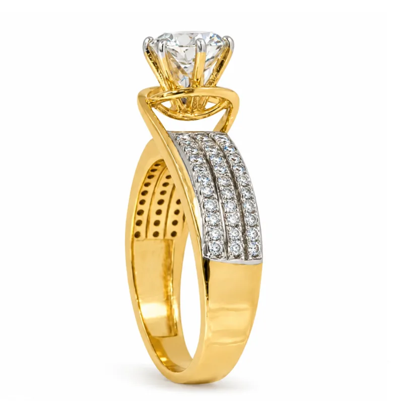 Bailey Solitaire Diamond Ring By Diamondiary