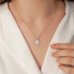 Kaia Solitaire Diamond Pendant - Image 5