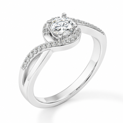 Lilah Solitaire Diamond Ring By Diamondiary