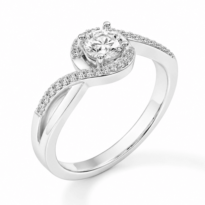 Lilah Solitaire Diamond Ring By Diamondiary