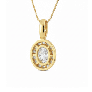 Kaia Solitaire Diamond Pendant - Image 3