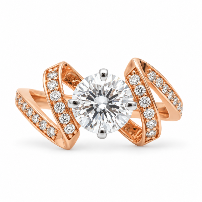 Vivienne Solitaire Ring By Diamondiary